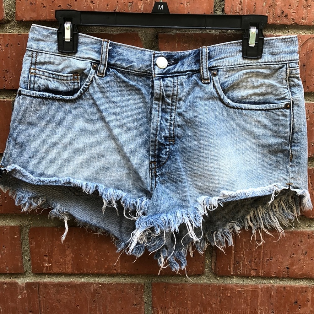 Free people jean shorts